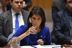 Global Leaders Condemn Trump's "Scorn for International Law" As Haley Threatens More Possible Air Strikes Global Leaders Condemn Trump's "Scorn for International Law" As Haley Threatens More Possible Air Strikes