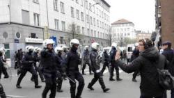 Shocking Video From Brussels Anti-Islam Protest Of Moment Muslim Woman Is Run Over By Car