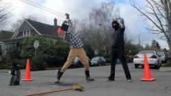 Portland Anarchists Begin Fixing Roads & Potholes (Because the Government Won't)