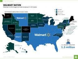 Walmart Nation: Mapping The Largest Employers In America Walmart Nation: Mapping The Largest Employers In America