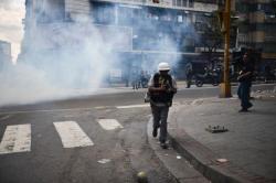 Dangerous Situation: Venezuelan National Guard Assault Members Of The Press During Protests