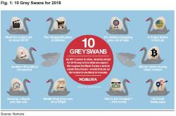 The 10 "Grey Swans" Events For 2018 The 10 "Grey Swans" Events For 2018