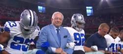 Crowd Boos As Entire Cowboys Team, Owner, & G.M. 'Take A Knee' In Arizona