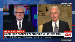 Wolf Blitzer And Sen. Corker Get Into Heated Argument Over Tax Bill Vote Switching