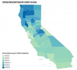 Here Are The California Counties Where Annual Opioid Scripts Outnumber People