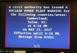 New Jersey Emergency Alert System 'Accidentally' Sends Nuclear Warnings To Some TVs