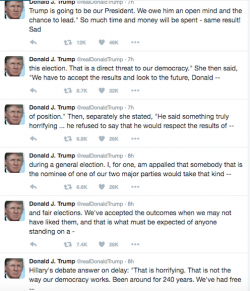 Trump Tweets He Won the Popular Vote, After Deducting All of the Illegal Voters 