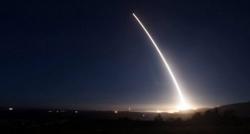 Air-Force Test-Launches Minuteman ICBM From California