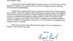 Rand Paul: Obama Spied On Me Using NSA Intercepts