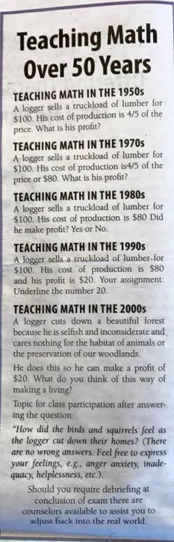 50 Years Of Teaching Math In 'Exceptional' America