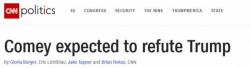 Comey Slams NY Times' Fake News On Russia Probe: "Story Was Almost Entirely Wrong" Comey Slams NY Times' Fake News On Russia Probe: "Story Was Almost Entirely Wrong"