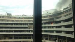 Fire Breaks Out At The Watergate
