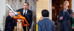 Caption Contest: Obama Unveils New Anti-Trump Weapon Caption Contest: Obama Unveils New Anti-Trump Weapon