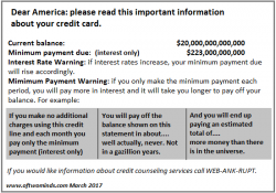 Dear America: Better Read The Fine Print On Your Credit Card Statement