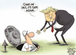 Artist's Impression Of Trump's First Week Artist's Impression Of Trump's First Week