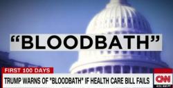 Trump, Ryan Warn Of "Bloodbath" If GOP Fails To Pass Healthcare Bill