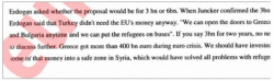 "We Can Put Refugees On Buses": Leaked Memo Shows Erdogan Blackmailed Europe For Billions "We Can Put Refugees On Buses": Leaked Memo Shows Erdogan Blackmailed Europe For Billions