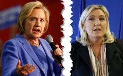 "Hillary Clinton Is A Danger To World Peace", French Presidential Frontrunner Le Pen Warns "Hillary Clinton Is A Danger To World Peace", French Presidential Frontrunner Le Pen Warns