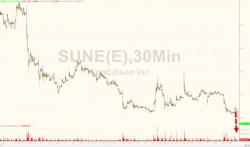 SunEdison Plummets 40% On "Substantial Bankruptcy Risk" Warning