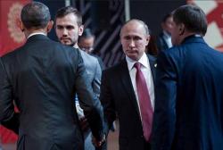 "The Last Handshake" Caption Contest: The Final Photo Of Obama And Putin Together?