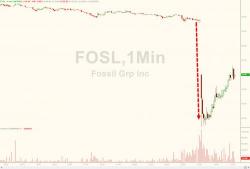 Fossil Shares Plunge On Poor Results, Ugly Guidance; Strong Dollar Blamed Fossil Shares Plunge On Poor Results, Ugly Guidance; Strong Dollar Blamed