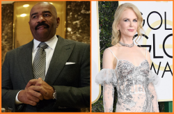 Media Betrayal: Steve Harvey Given Uncle Tom Treatment After Trump Meeting, Nicole Kidman Suffers Pizza-Themed Hit Piece