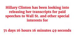 The Real Reason Hillary Clinton Refuses To Release Her Wall Street Transcripts The Real Reason Hillary Clinton Refuses To Release Her Wall Street Transcripts