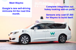 Google's Self-Driving Minivans Arrive This Month Google's Self-Driving Minivans Arrive This Month