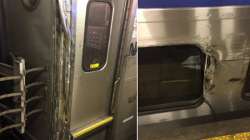 NJ Transit Service Suspended At Penn Station After Train Derailment