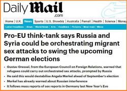 Soros Funded Think-Tank: Russia And Syria To Send Migrants Into Germany To Influence Election