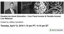 Jeff Gundlach: "I Remain Bullish On Gold", Fed Hike Increasingly Likely "One And Done" - Live Webcast