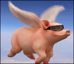 Pigs (Piggy Banks) are flying high and breaking out! Pigs (Piggy Banks) are flying high and breaking out!