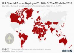 U.S. Special Forces Deployed To 70% Of The World In 2016 U.S. Special Forces Deployed To 70% Of The World In 2016