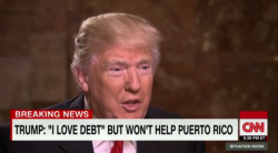 "Don't Forget, I'm The King Of Debt, I Love Debt" - Trump Chimes In On Puerto Rico