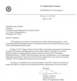 FBI Withholds Russia Probe Docs Requested By House Intel Committee