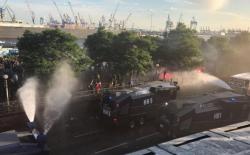 Police Unleash Water-Cannons As Violent Clashes Erupt At "Welcome To Hell" G20 Protest - Live Feed