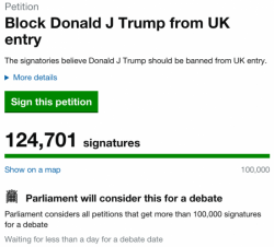 UK Parliament Debates Banning Donald Trump From Britain - Live Feed UK Parliament Debates Banning Donald Trump From Britain - Live Feed