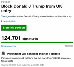 UK Parliament Debates Banning Donald Trump From Britain - Live Feed