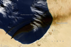 ISIS Attacks On Libyan Oil Facilities Visible from Space