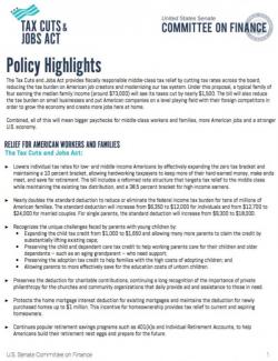 Senate GOP Unveils Tax Proposal: Here Are The Main Highlights Senate GOP Unveils Tax Proposal: Here Are The Main Highlights