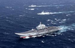 Taiwan Scrambles Jets, Navy After Chinese Aircraft Carrier Group Enters Taiwan Strait