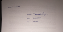 Macron Document Leaker Releases New Images, Promises More Information Macron Document Leaker Releases New Images, Promises More Information