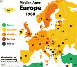 Visualizing The Rapidly Aging Western World