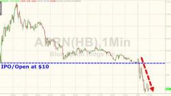 Blue Apron Turns Red; Tumbles Below IPO Price As Underwriters Give Up