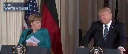 Trump Responds To Obama Wiretap Question: "At Least Merkel And I Have Something In Common" Trump Responds To Obama Wiretap Question: "At Least Merkel And I Have Something In Common"