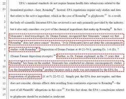 Monsanto Colluded With EPA, Was Unable To Prove Roundup Does Not Cause Cancer, Unsealed Court Docs Reveal