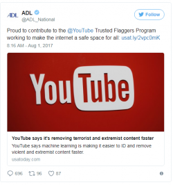 YouTube's New ADL Thought Police Punish Conservatives While Giving Far-Left Extremists A Pass