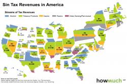 Mapping The Cost Of "Sin" Across America Mapping The Cost Of "Sin" Across America