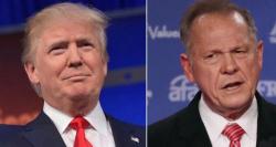 Trump Backs Roy Moore, Blasts Doug Jones As "A Pelosi/Schumer Puppet"