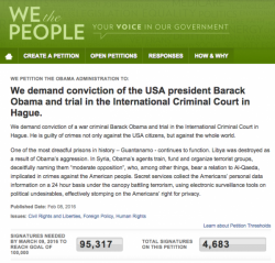 Thousands Of Americans "Demand" Obama Be Convicted Of War Crimes Thousands Of Americans "Demand" Obama Be Convicted Of War Crimes